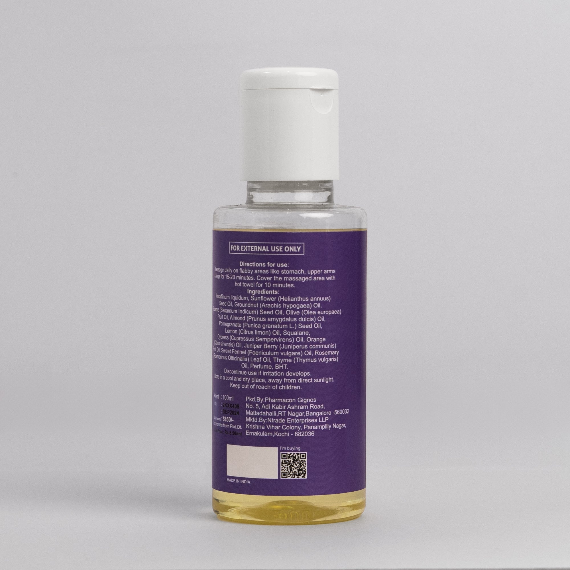 Anti-Cellulite Body Massage Oil