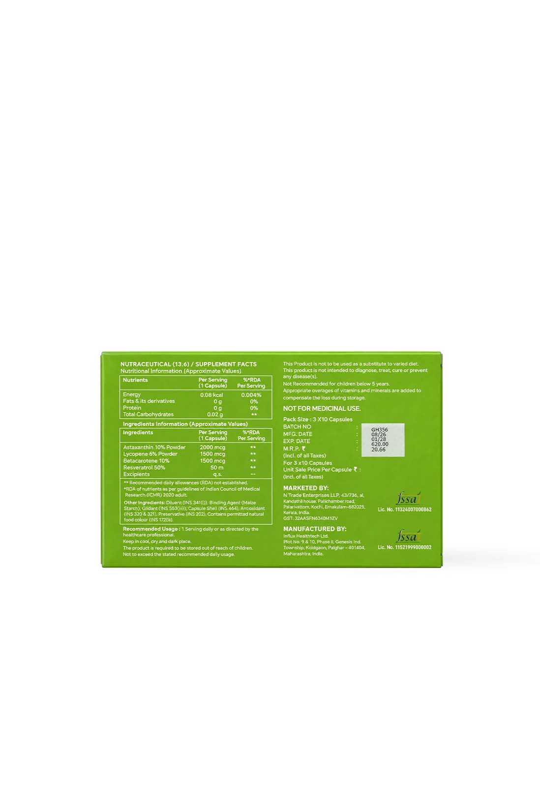 Anti-Oxidant Capsules